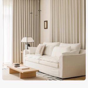 Linen-Hemp Blend with Black Yarn Blackout