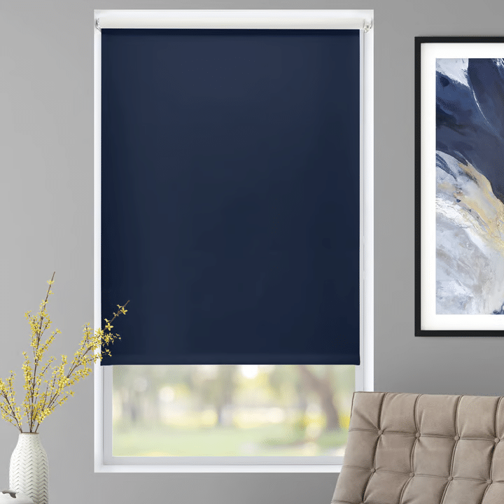 Deluxe Blackout Vinyl Roller Shades